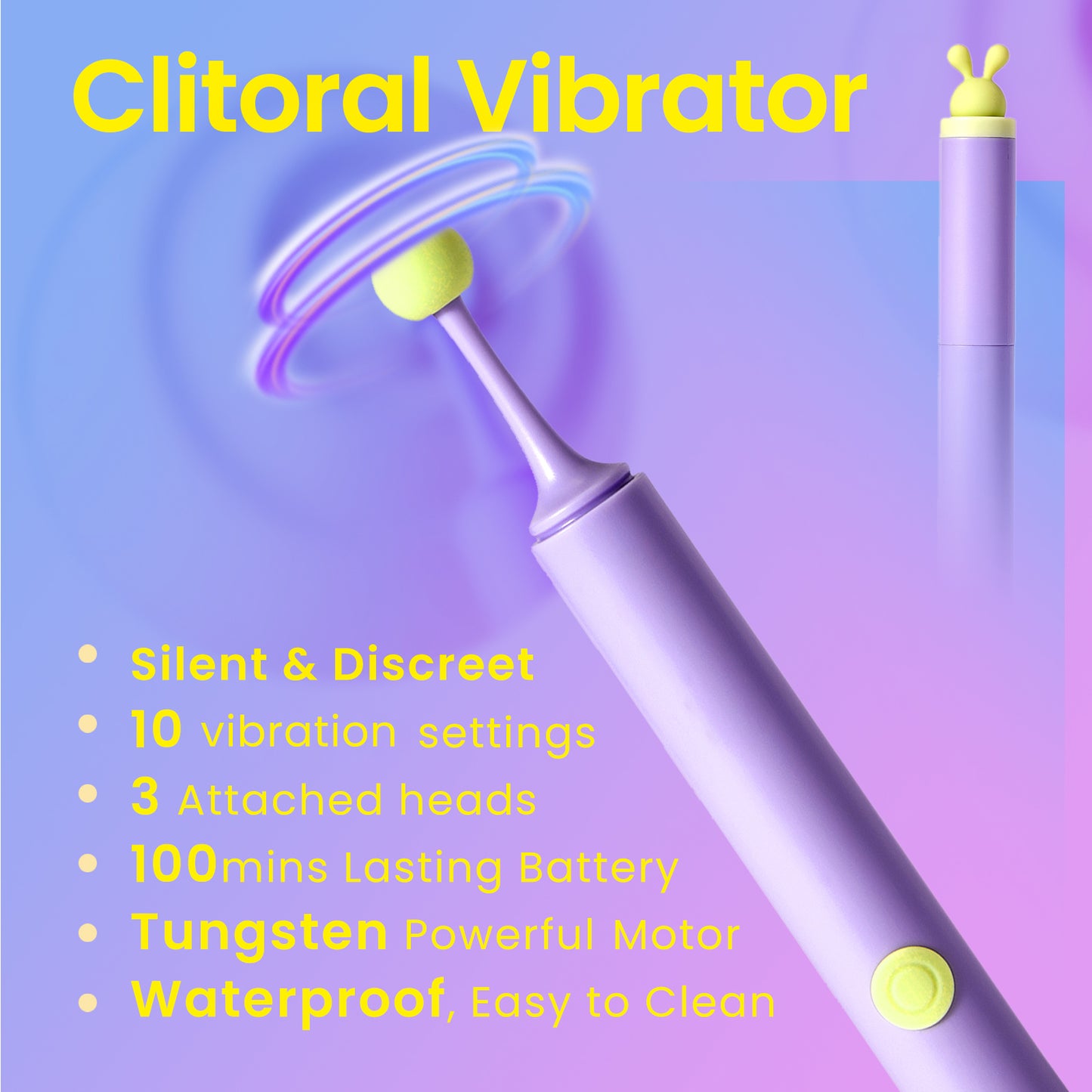 GluGlu Mini Clitoral Vibrator for Women