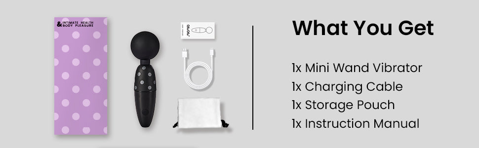 GluGlu MINIi Wand Vibrator Sex Toy for Women