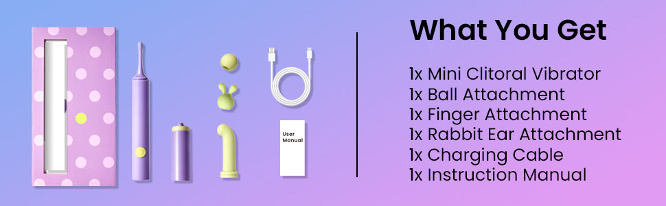 GluGlu Mini Clitoral Vibrator for Women